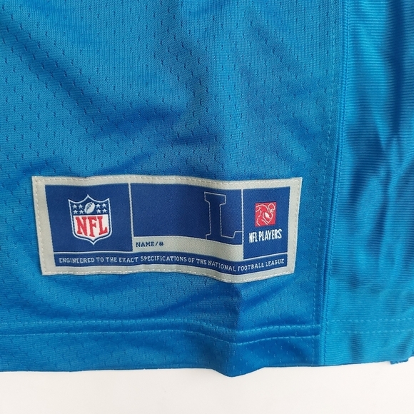 PRO LINE Detroit Lions Jersey Mens Size L Marvin Jones Jr #11 On Field Blue - Picture 3 of 6